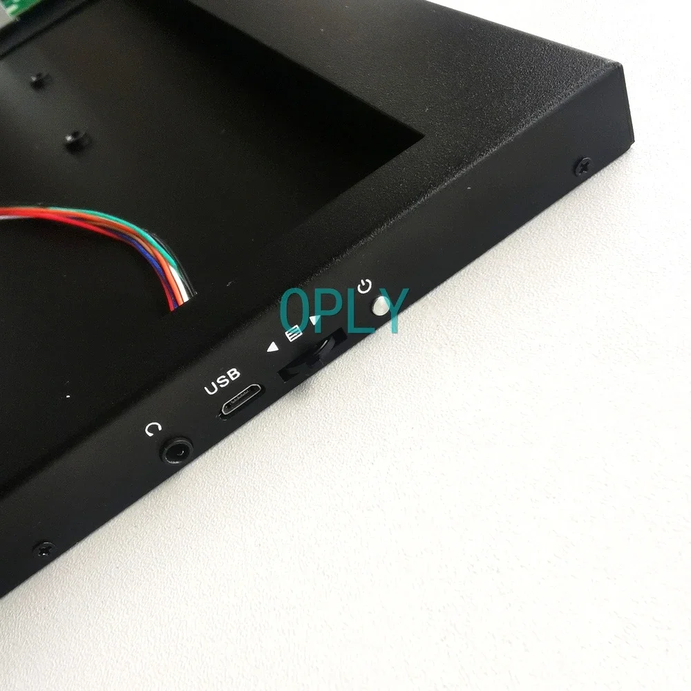 For LP156WH4 Monitor Portable Refit 2 HDMI-Mini 15.6" Metal Case+Driver Controller Board 1366*768 40 Pin LVDS USB Micro Kit DIY