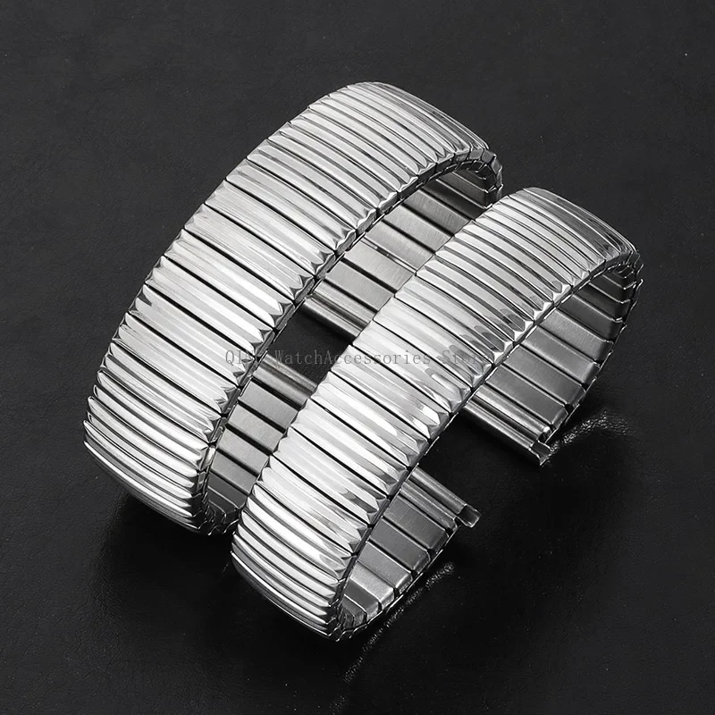 Men Women Universal Elastic Bracelet Stretch Expansion Watch Band Metal Straps Sport Wristbelt Band Accessories 12/14/16/18/20mm