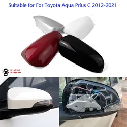 Car Reverse Mirror Shell For Toyota Aqua Prius C 2012~2021 Rearview Mirror Cover Mirror Case Housing