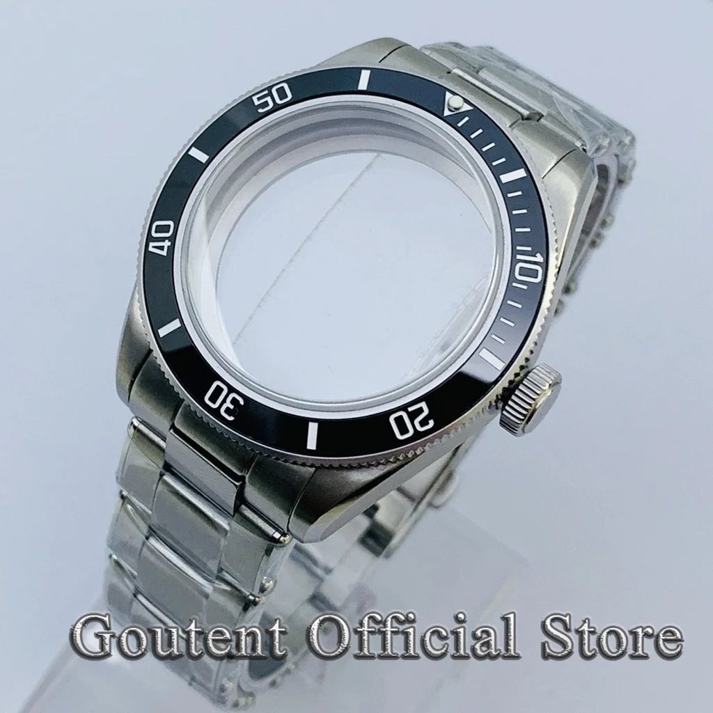 

Goutent 39mm Watch Case Dome Sapphire Glass Fit NH34 NH35 NH36 ETA 2824 PT5000 Automatic Movement 200m Water Resistance