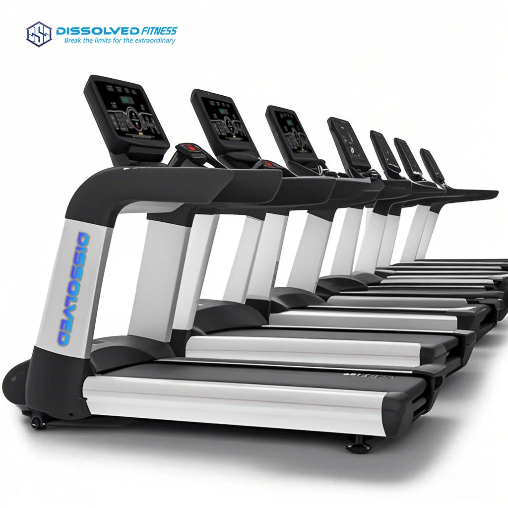 

Guangzhou 7Hp Electric Treadmill with Multifunction Controller Board Premium Large Gym Exercise Equipment Resistance Features