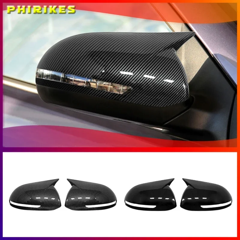 

For KIA K2 2011 2012 2015 Side Rearview Mirror Cover Rear View Mirror Cap Outside Reversing Mirror Garnish Housing Shell