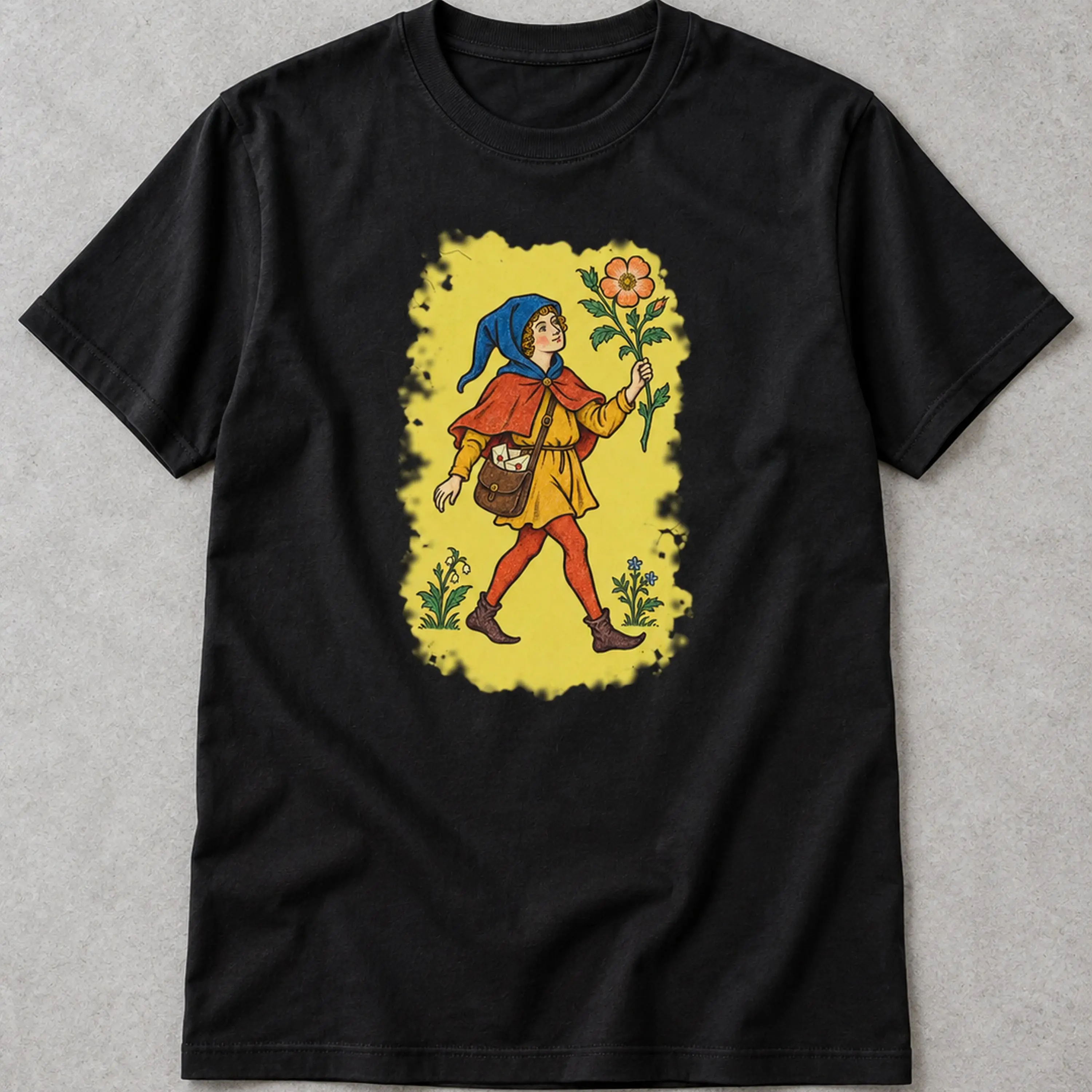 Garden Courier Vintage Illustration T-Shirt