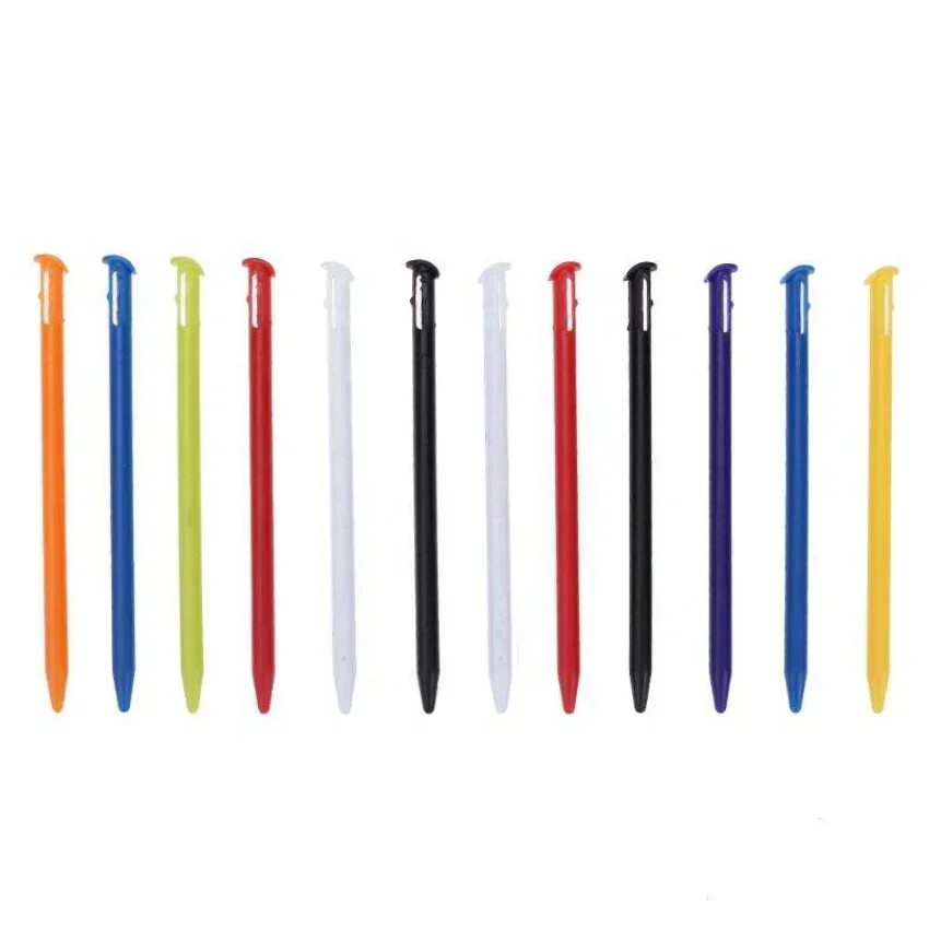 Caneta stylus de tela de toque de plástico para console de jogos para Nintendo Novos acessórios de jogo 3DS 500 peças