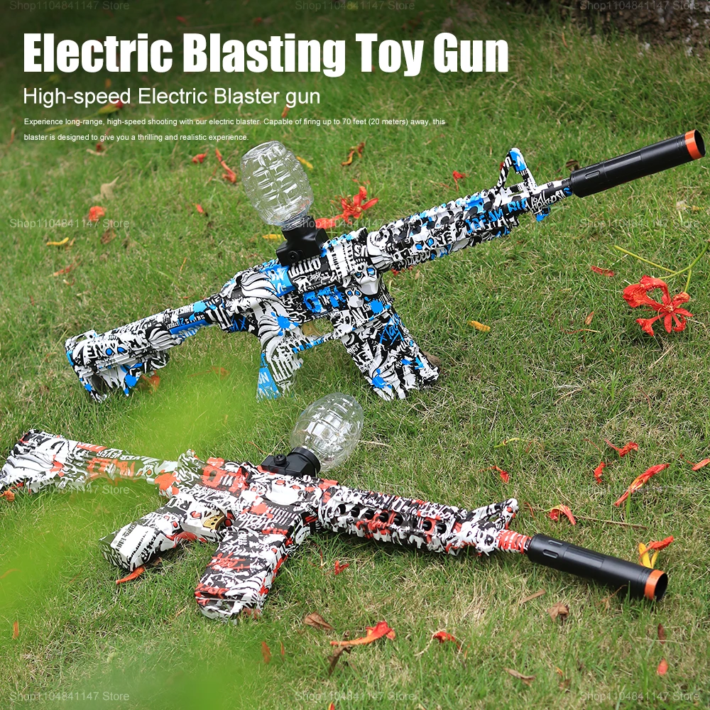 M416 Electric Blaster Gun Set High Precision Shooting Toy Perfect Outdoor Toy Gift For Children's And Adults (Bullets Excluded)