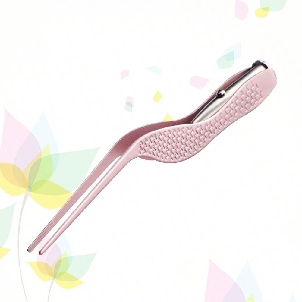 Ear Pick Tweezer Earwax Removal Earpick Picking Tool Curette Cleaner Cleaning Pink LED Child