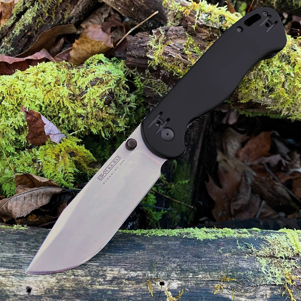 KB BK40Becker Folding Knife AUS-8A Stainless Steel blade GFN Handle Pocket Knife Outdoor Hunting self defense tactical EDC Knife