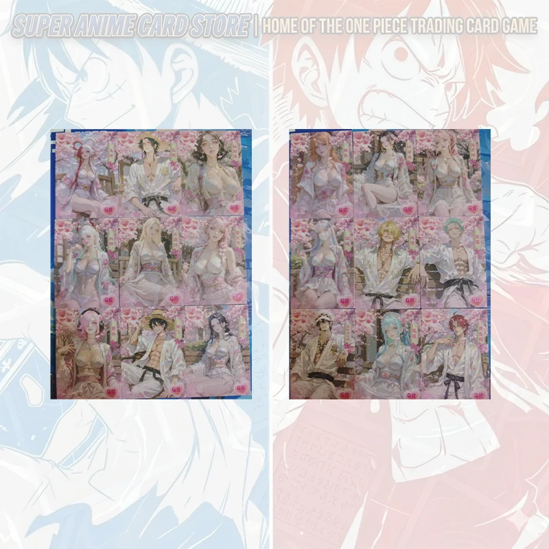 Japanese Anime ONE PIECE XP GR CVB SL ZL Card Set Vinsmoke Reiju Perona Nefertari D. Vivi Boa Hancock Yamato Collectible Cards