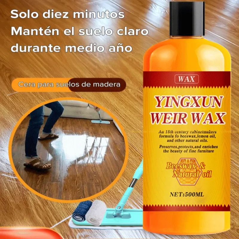 Wood Floor Maintenance Wax  Floor Cleaner Care Essential Oil Furniture Care Polishing Beeswax Brightening Wear-Resistant Wooden