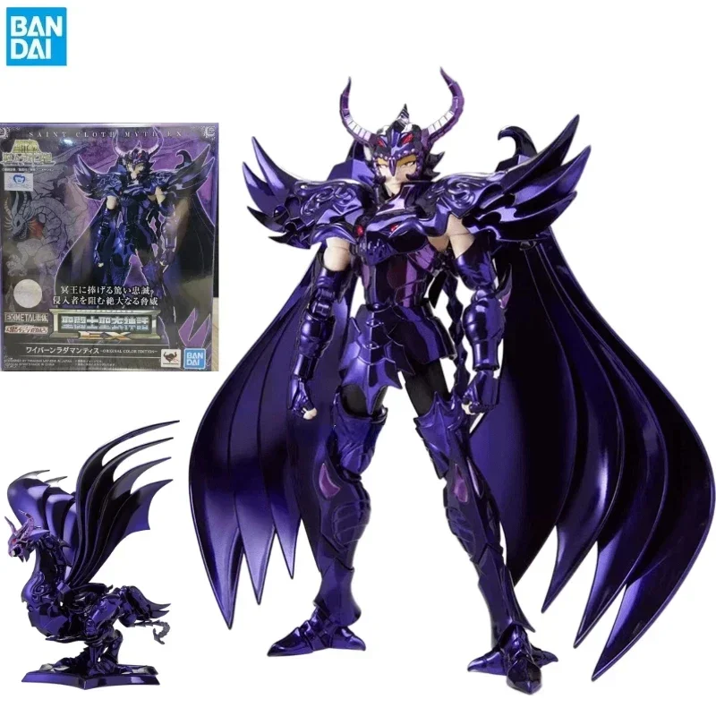 

In Stock Bandai Saint Seiya EX Saint Cloth Myth Flying Dragon Radamantis Original Color Version Movable Figure Toy Gift