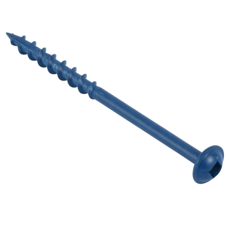 

2-1/2-Inch Blue Coarse Washer-Head Pocket Hole Screws, 200Pcs