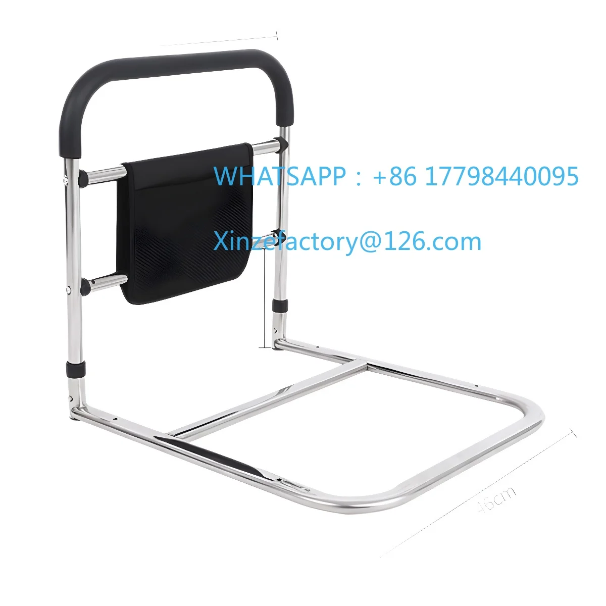 

Customizable bedside armrests stand up frame for the elderly without punching holes for pregnant women to prevent falls