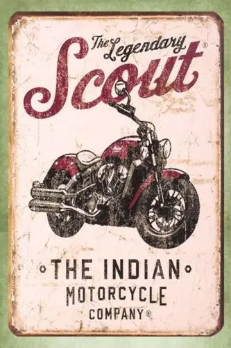 legendary Scout tin metal sign room decor ideas