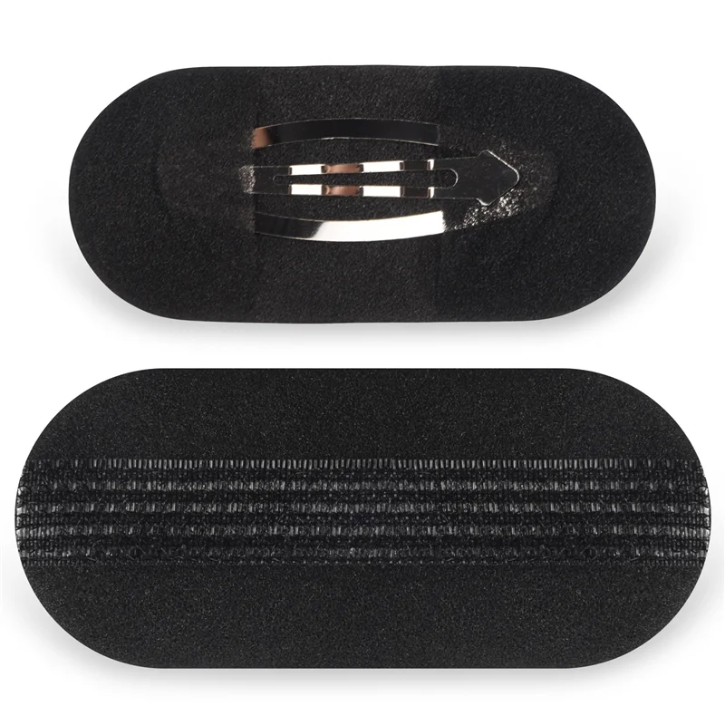 

A93Z, 2 шт., черная губка, заколка для волос, объемная набивка, булочка, прическа