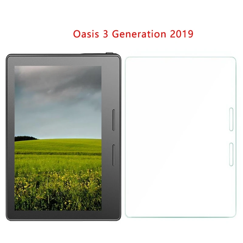 for Kindle Oasis 3Rd Generation 2019 7-Inch 9H Hardness Ultra-Thin Ultra-Clear E-Book Screen Glass Protective Film