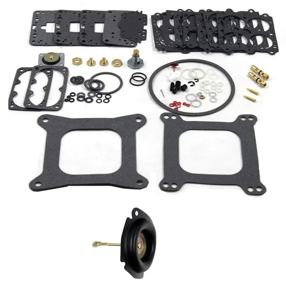 37-119 Carburetor Rebuild Kit and 135-11 Vacuum Secondary Diaphragm for 390 600 750 CFM 80508 80529