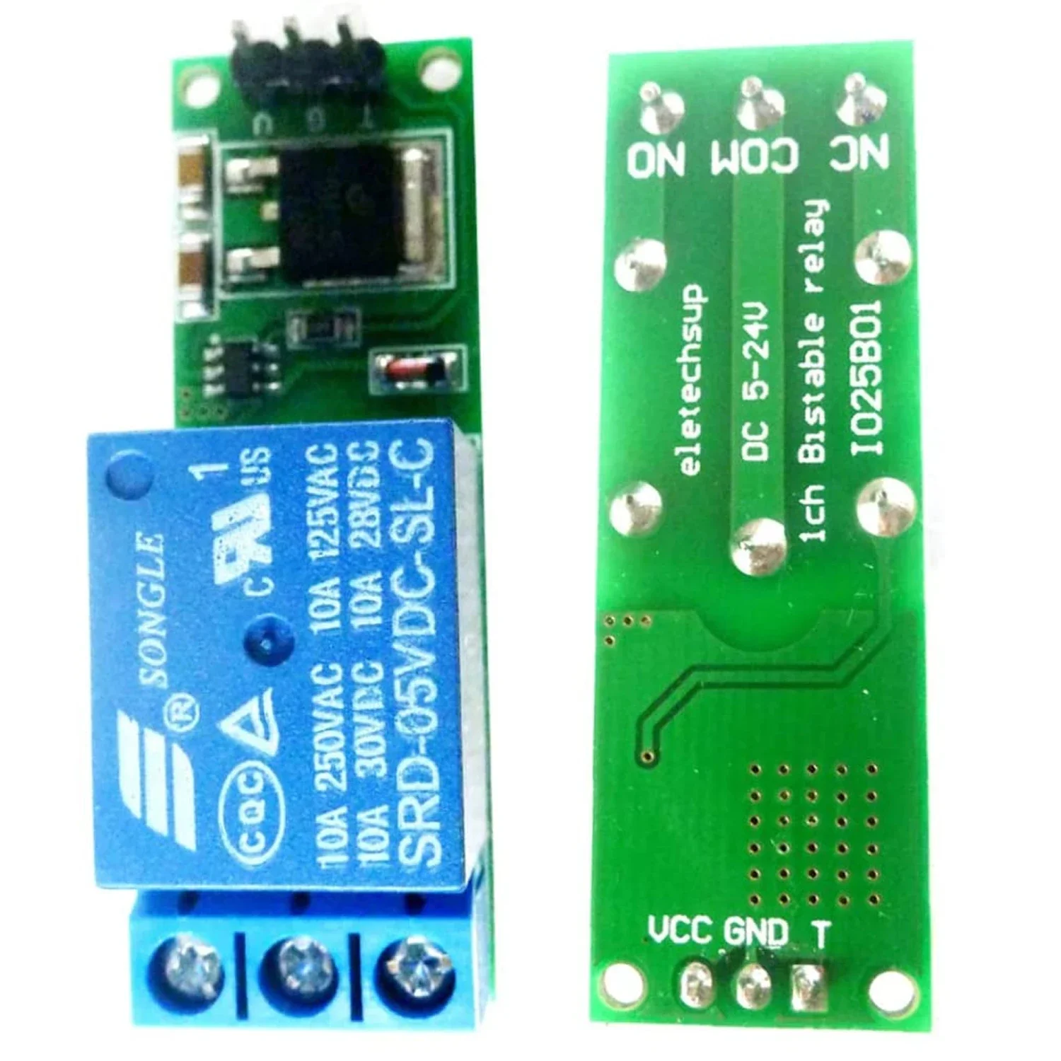 Flip Flop Relay,Switch Latching Relay,Mini 6-24V Flip-Flop Relay Module Bistable Self-Locking Switch Low Pulse Trigger Board