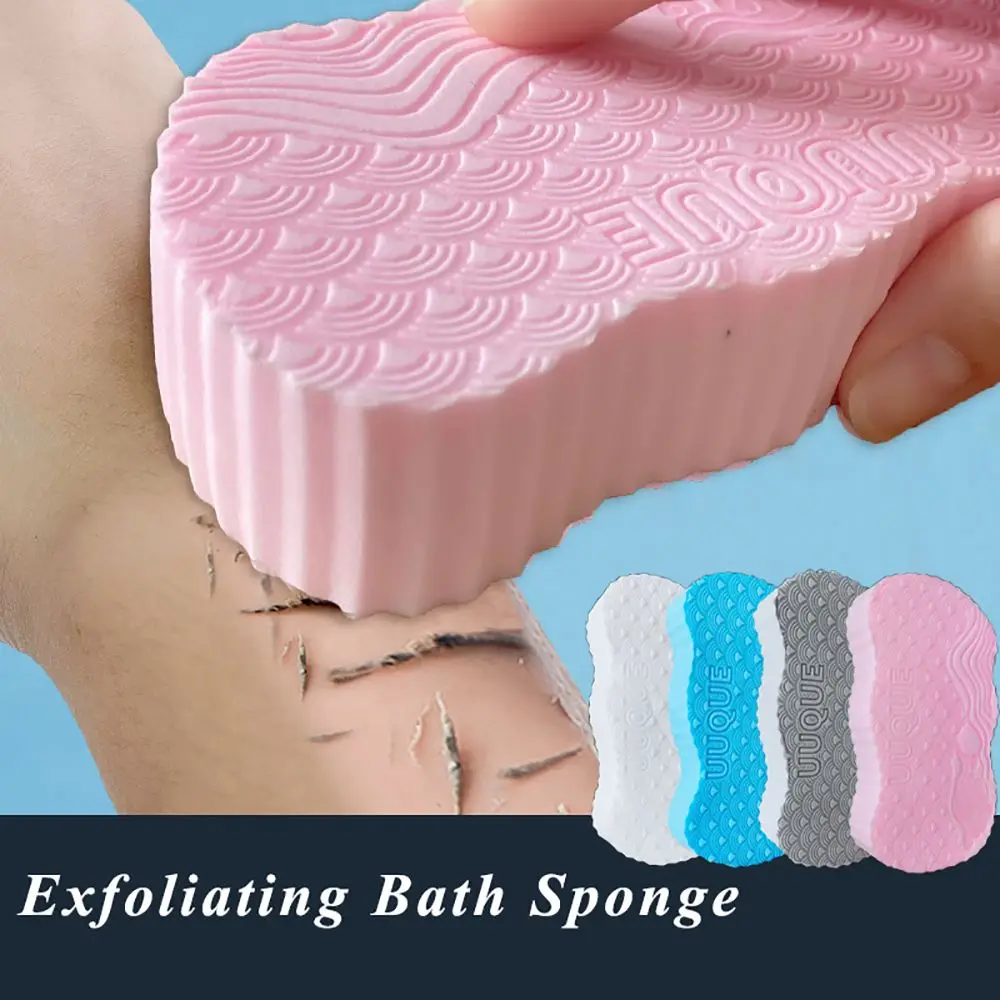 Esponja de baño exfoliante súper suave, depurador corporal, cepillos de ducha, almohadilla limpiadora, exfoliante, ducha, cuidado de la piel corporal, suministros de baño