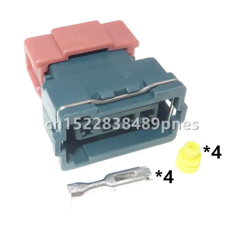 4 Pole MAFS S13 SR20 PB187-04446 Mass Air Flow Sensor Socket AMP Tyco Connector Electrical Sealed Automobile Wiring Harness Plug