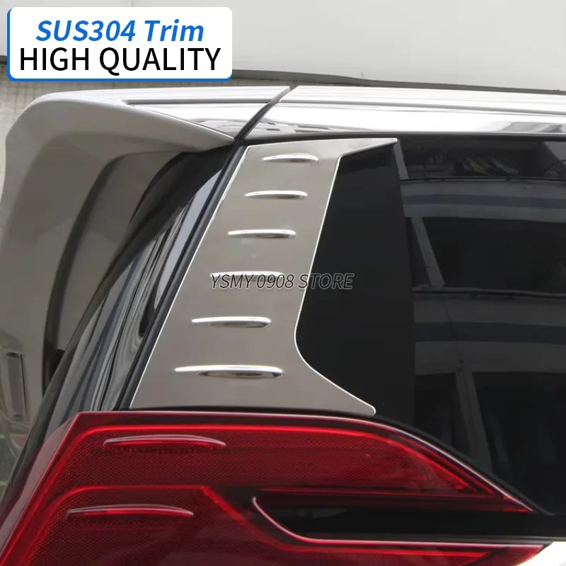 

For Alphard Vellfire 30 2015 Chrome Stainless Steel Window Pillar Cover Car Modification Accessories