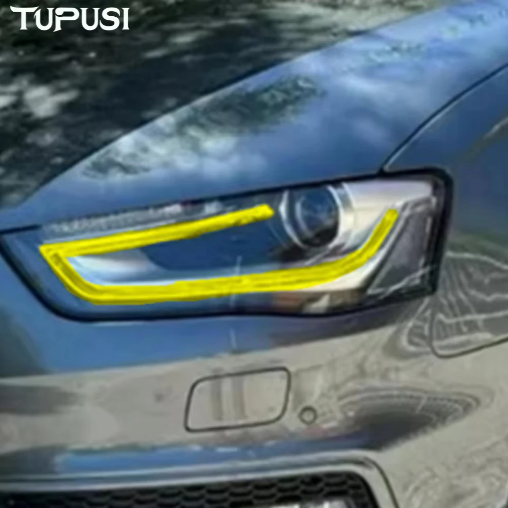 DRL Module Yellow Headlight DRL LED Chip For Audi 2013-2016 A4 B8 B8.5 Ballast LED Board Car Accessories Plug and Play Module