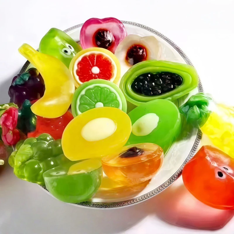 

Fruit Shape Essential Oil Soap Handmade Cartoon Grape Lemon Peach Strawberry Fruit Hand Soap Gentle Cleansing Shower Soap