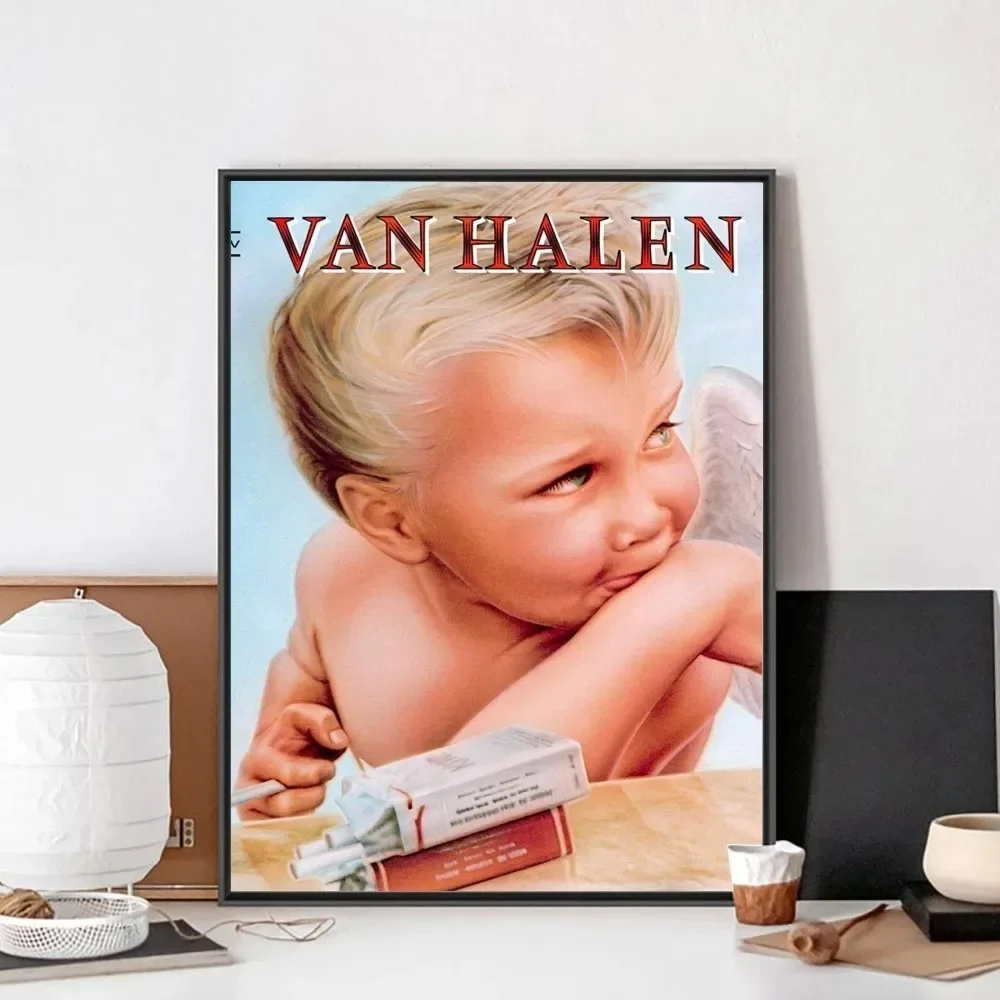 Van Halen Retro-rock Band Aesthetic Canvas Painting Poster Wall Art Picture Room Decoration