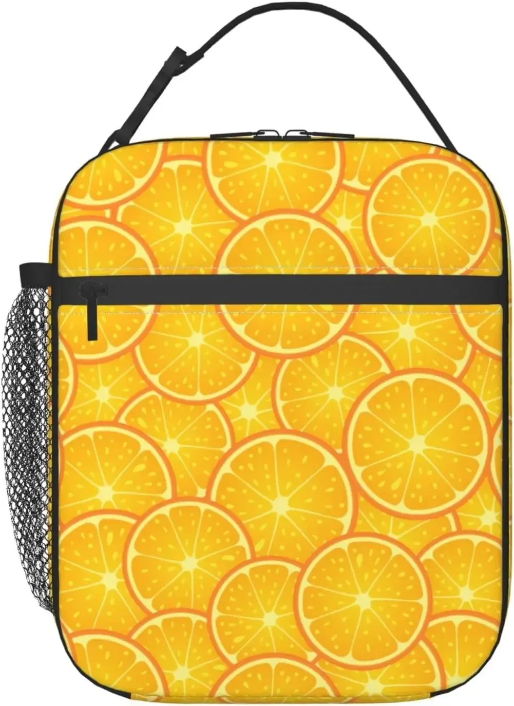 

Citrus Yellow Reusable Lunch Box Insulated Leak Proof Lunch Tote With Portable Tote Bag For Work Office Picnic Camping Traveling