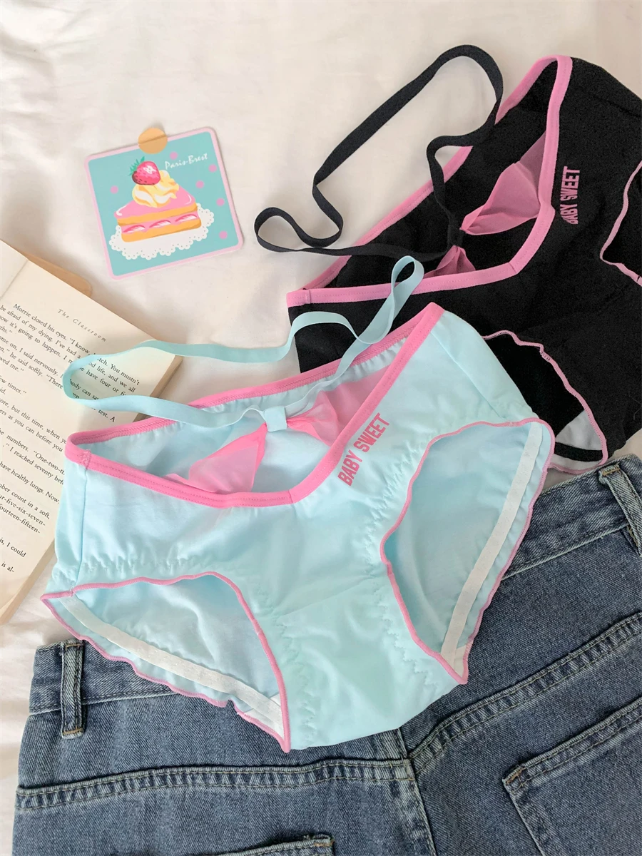 2024 Japanese Girls Sexy Lingerie Underwear Thin Women Sexys Panties Frenulum Lolita Girls Mid-Waist Panties Tanga