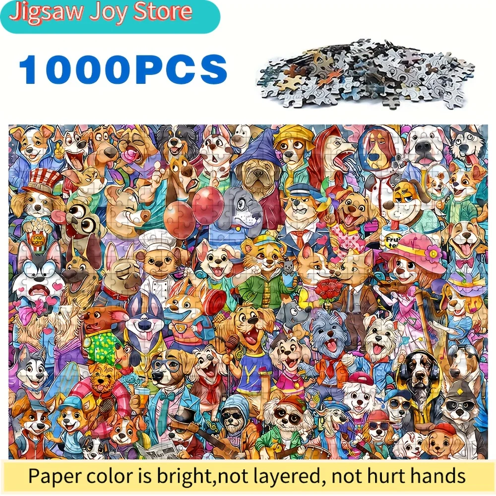 500/1000 ชิ้น ปริศนาสำหรับผู้ใหญ่ คุณภาพสูง เกมครอบครัวที่สนุกสนานและผ่อนคลาย เหมาะสำหรับวันเกิด คริสต์มาส ฮาโลวีน และของขวัญ ดีที่สุด