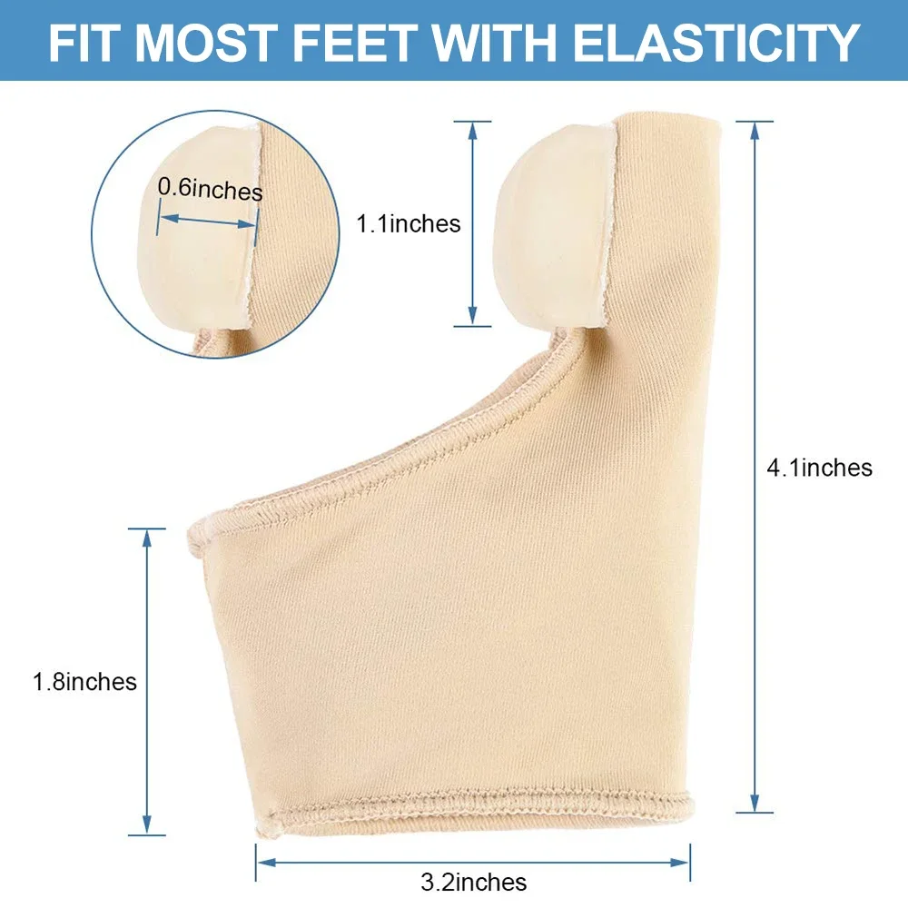 Toe Separator Bunion Corrector Halux Valgus Corrector Bunions Corrector For Women Foot Finger Separators Hallux Valgus Corrector