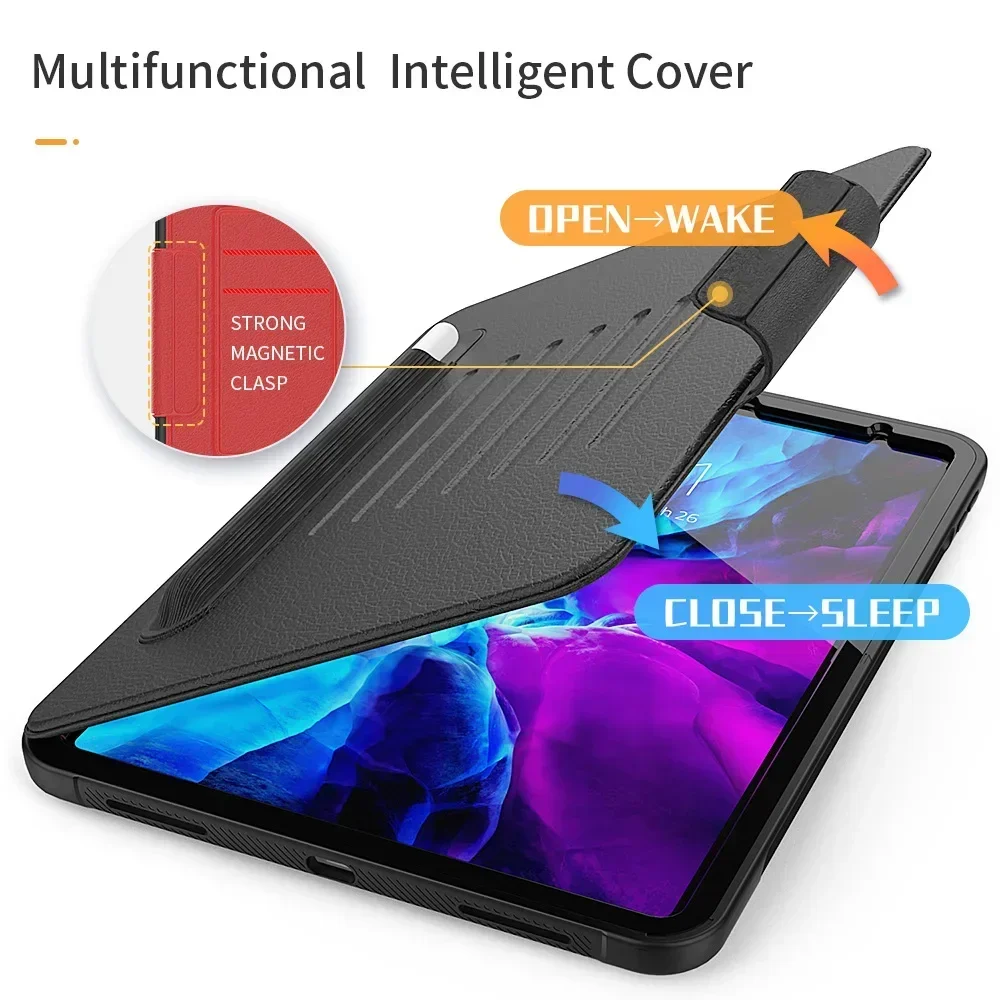 Case For ipad Air 2 4 5 Cover iPad Pro 11 2021 2020 2018 10.9 9.7 ipad Mini 4 5 6 Magnetic Protective Case Stand Keyboard Cover