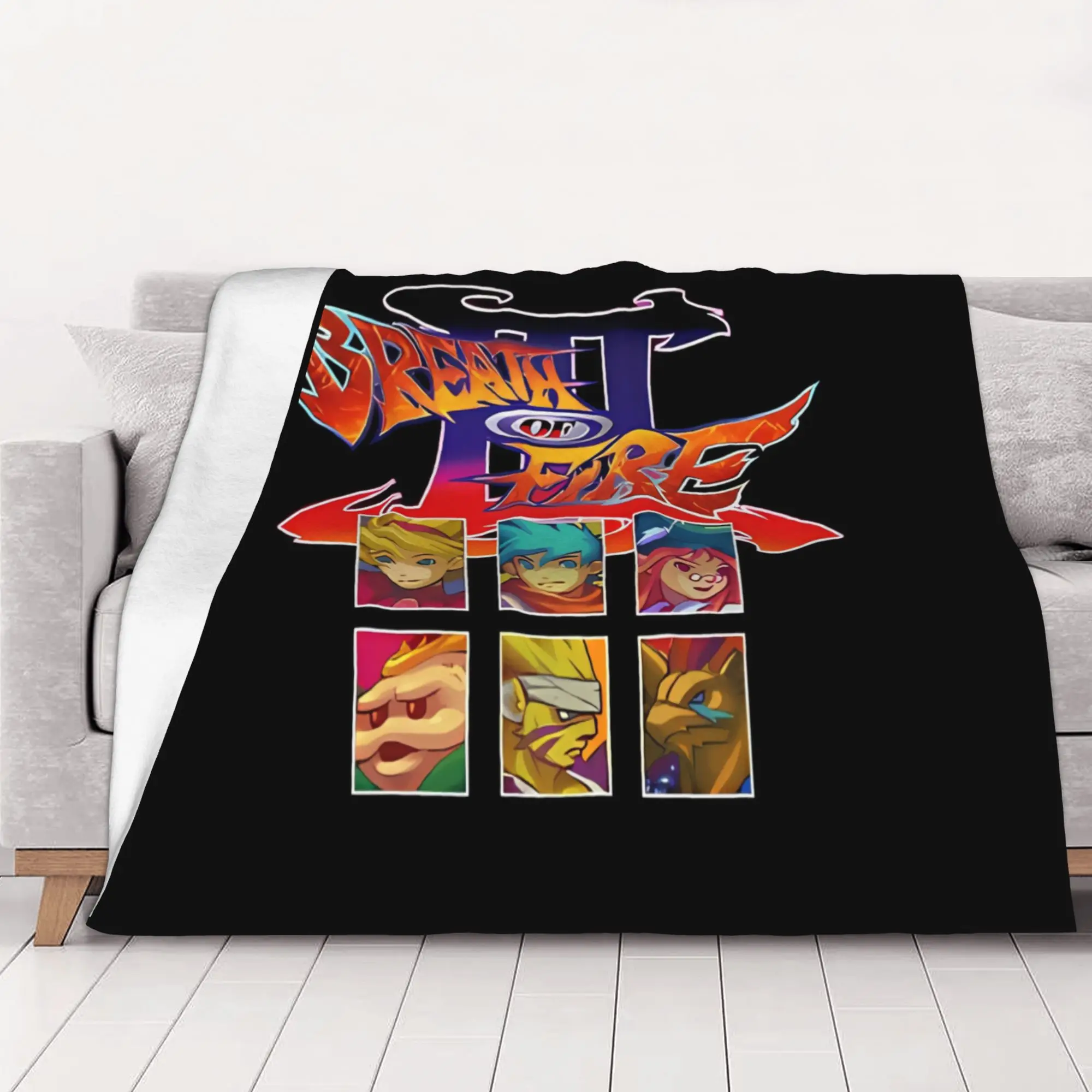 1PC Breath Of Fire  Breath Of Fire home room decorations Winter Blankets for Adults Bedding Home Interior Sofa Knee