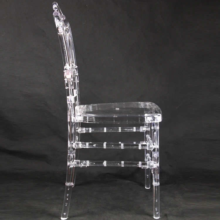 High Quality Pc Material Clear Color Resin Napoleon Chair For Sale Wedding And Party