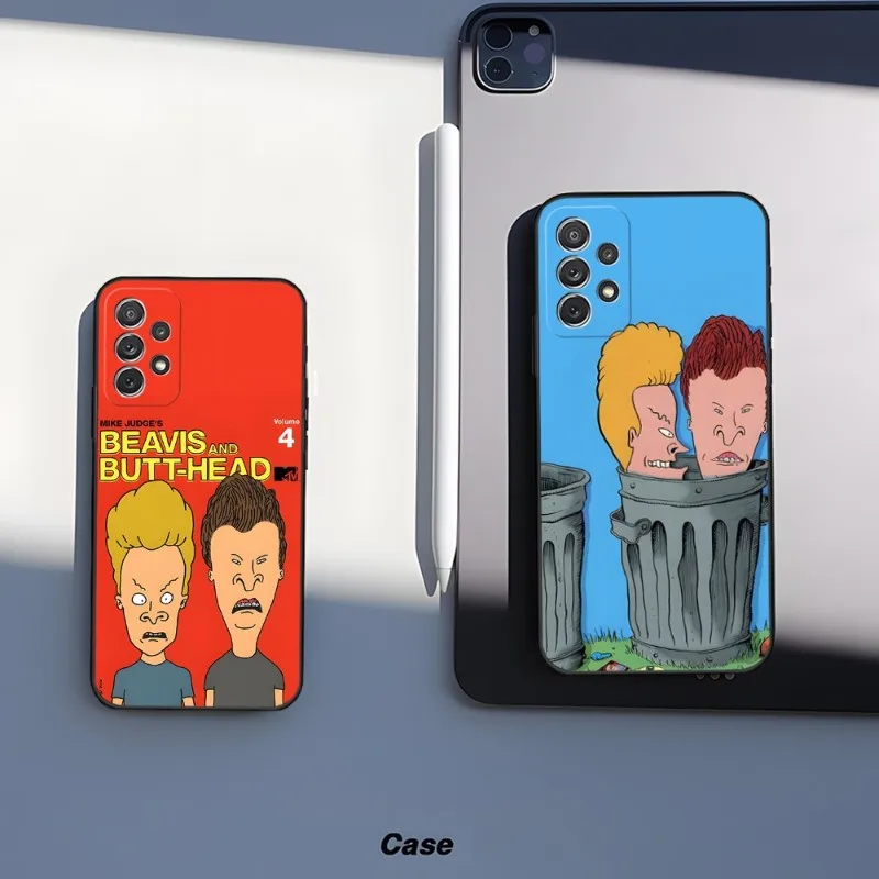 Beavis And Butthead Cartoon Phone Case For Samsung A54 24 A52 A70 A72 A73 A33 A22 A23 A12 A13 A81 A60 A40s A31 A32 A50 A21 S A53