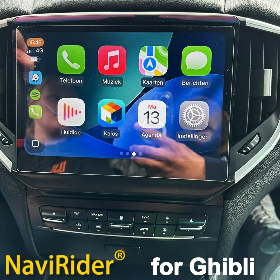 

Для Maserati Ghibli 2014-2020: Автомобильная мультимедийная система с Android-экраном, GPS-навигацией, CarPlay и автомагнитолой