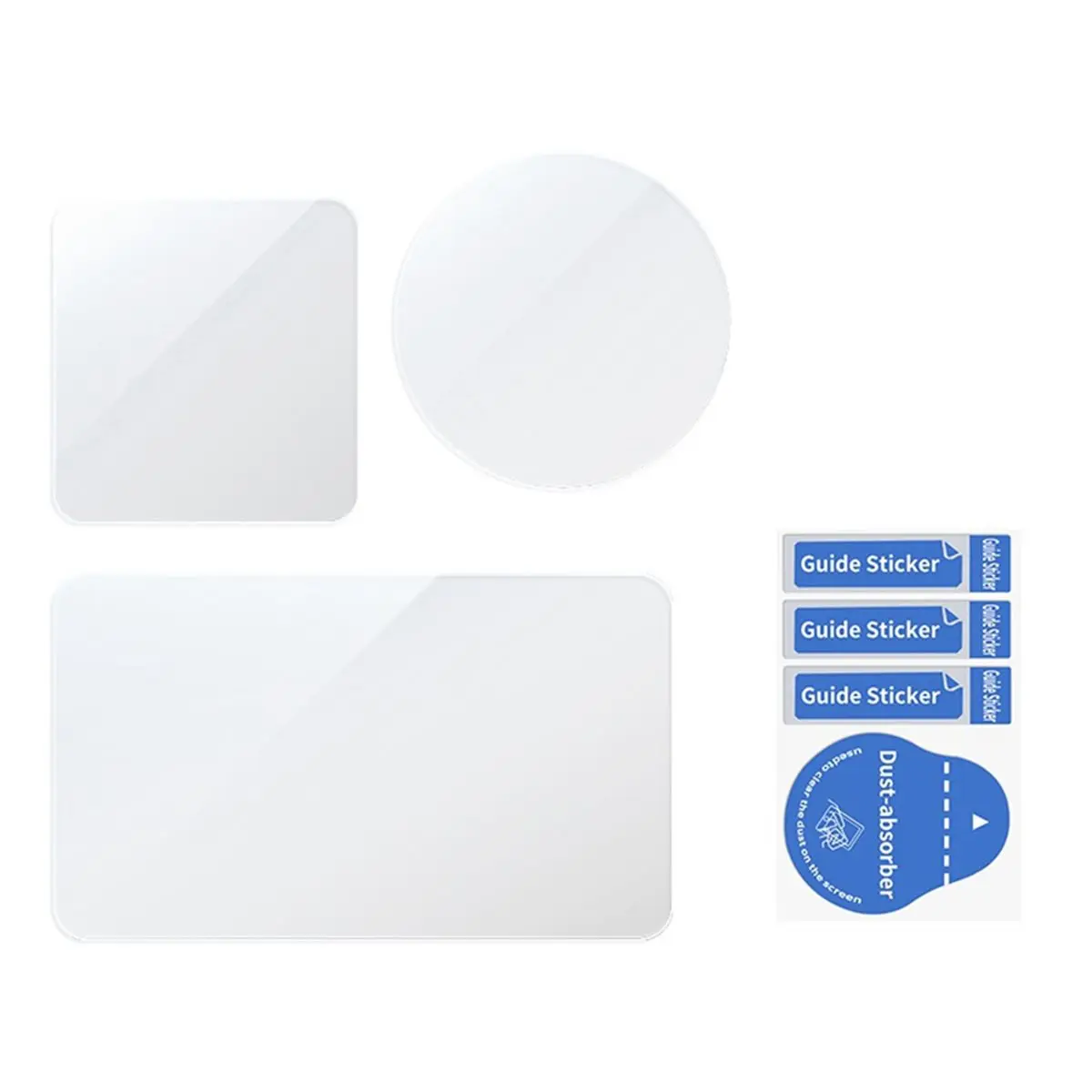 Happy New-  For Action 6 Screen Protector & Lens Protector Clear Ultra-HD Tempered Glass Anti-Scratch Film Protector
