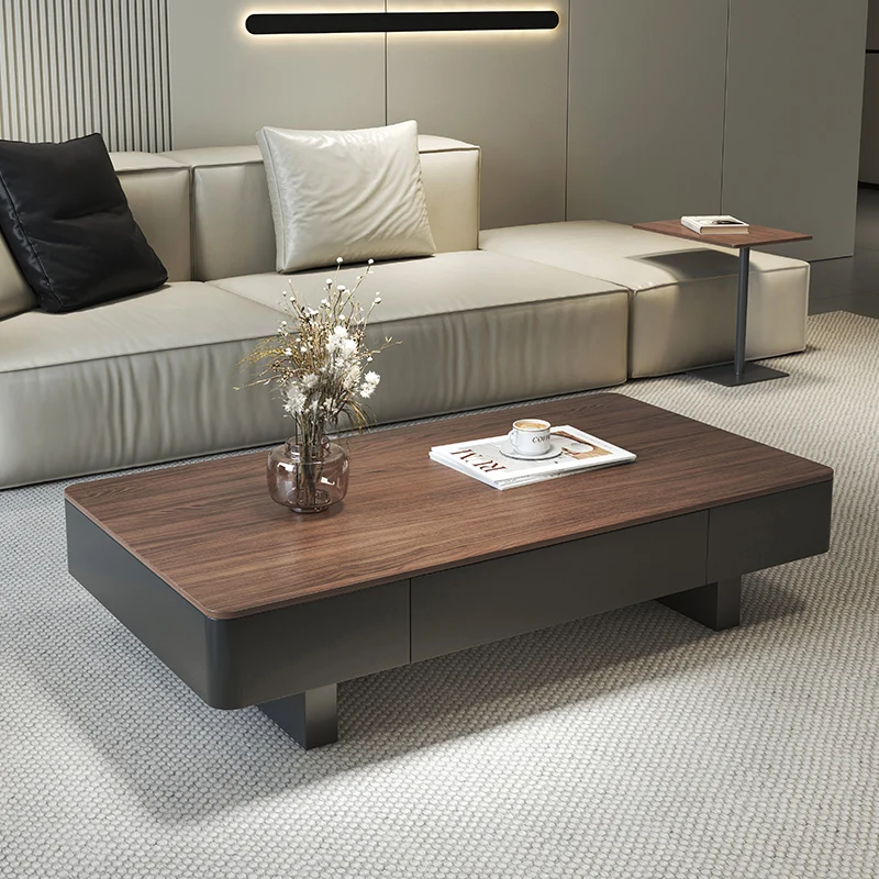 

Прямоугольные черные мебель Mesas De Centro Para Sala, современные роскошные журнальные столики для хранения, скандинавские минималистичные мраморные журнальные столики