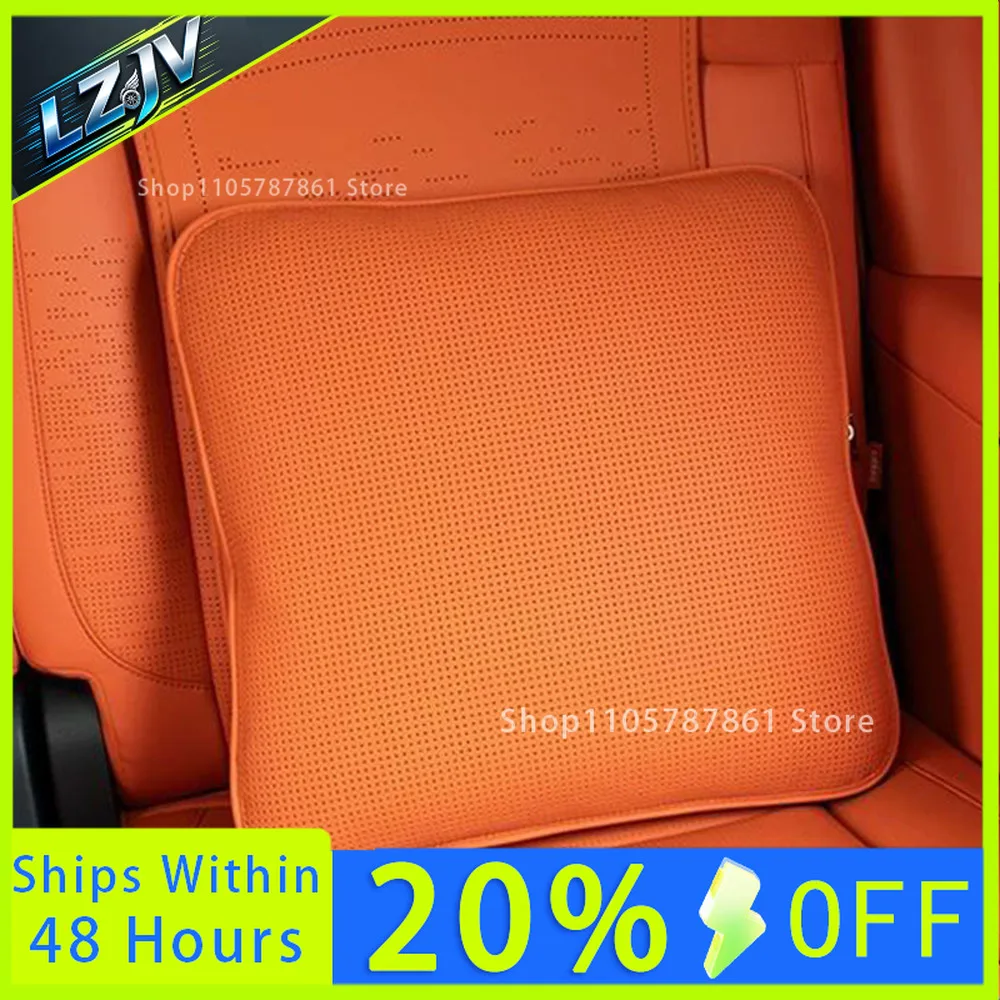For Lynk&Co 900 Multi Functional Car Pillow Quilt Dual purpose Blanket Car Air Conditioning Pillow Waist Cushion Interior Suppli