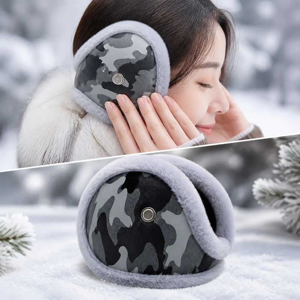 New PU Leather Winter Earmuffs - Earmuffs Foldable 评论和价格
