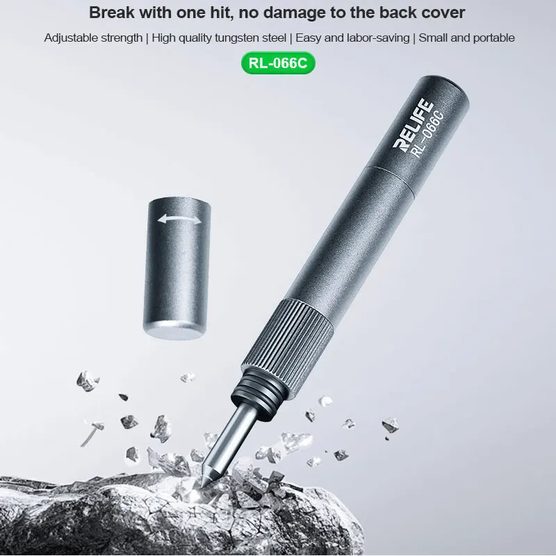 RL-066C Blasting Pen Glass Back Cover for Dismantling and Repairing IP8-16PM/HW P/Mate and other Series Rear Cover Lens Modules