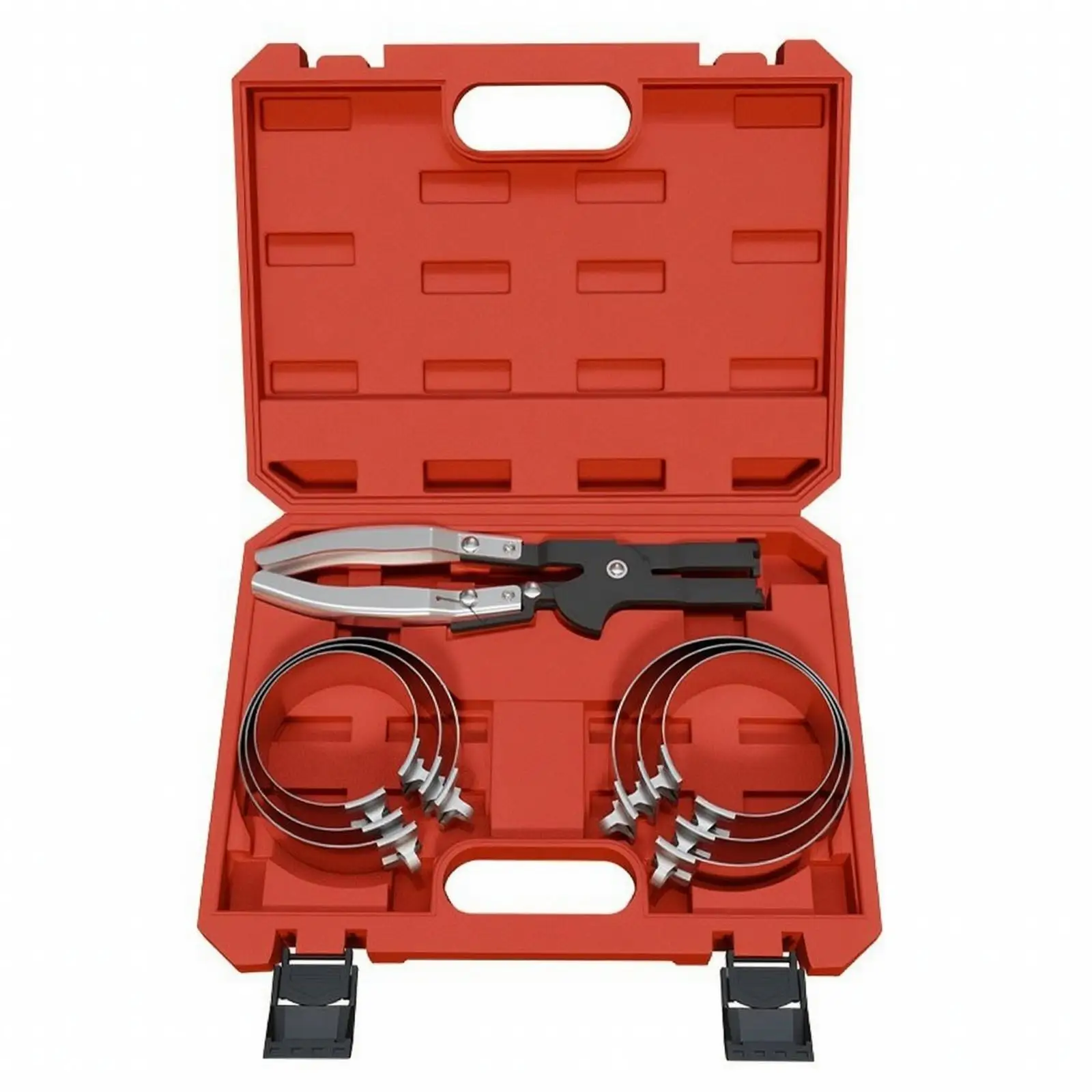 Piston Band Installation Tool Kit | 73-111 Mm Application Range, Spring-Return Handle Design, Piston band Compressor Set with