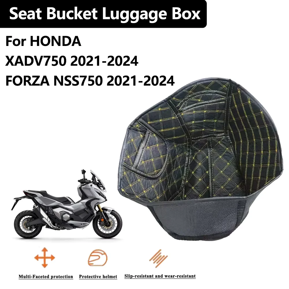 

For HONDA XADV750 XADV 750 FORZA NSS750 21-24 Motorcycle Trunk Cargo Liner Protector Seat Bucket Storage Luggage Box Liner Pad