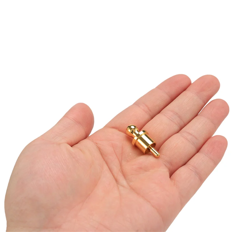 

10Pcs Gold Plated RCA Plug Cap Short-Circuit Socket, Phono Connector RCA Shielding Jack Socket Protect Cover Caps
