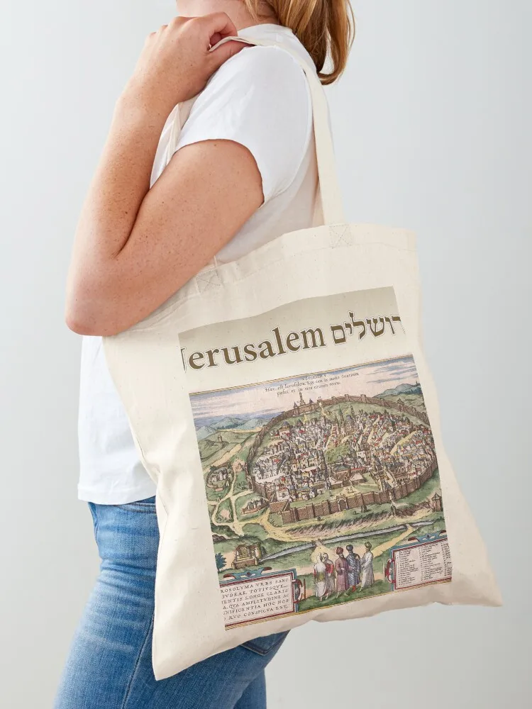 The Holy City of Jerusalem Tote Bag tote bags aesthetic large tote bag Women bags women bag