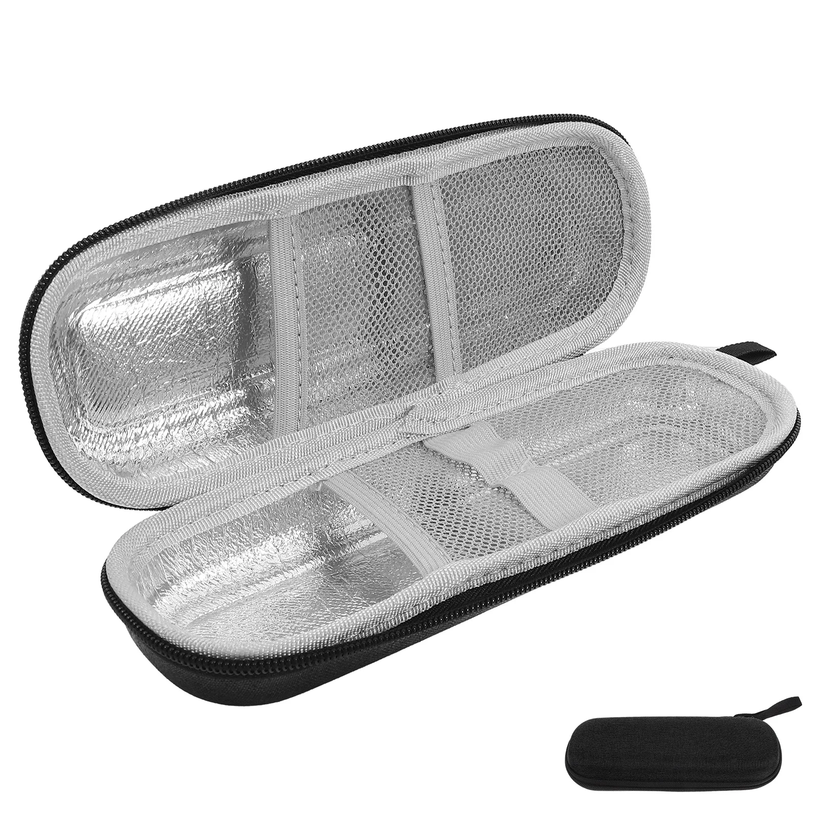 

Portable Insulin Cooler Bag Large Capacity Insulated Medication Travel Case Diabetic Supplies Organizer Outdoor Office