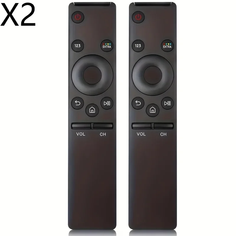 2 Pcs Remote Control BN59-01259B - Suitable for 2K,4K,8K,3D,High Definition, Ultra High Definition, Curved LED, BN59-01529D/B/E