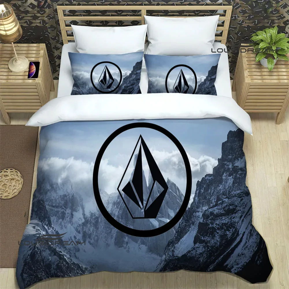 3D V-VOLCOM LOGO printed Bedding Sets exquisite bed supplies set duvet cover comforter set bedding set luxury birthday gift