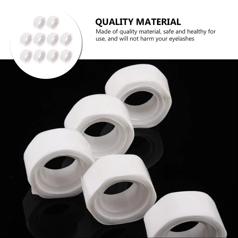 

10pcs Lash Glue Cup Stickers Eyelash Extension Adhesive Pads For Precise Application Reusable Waterproof Non-Slip For Salon Home