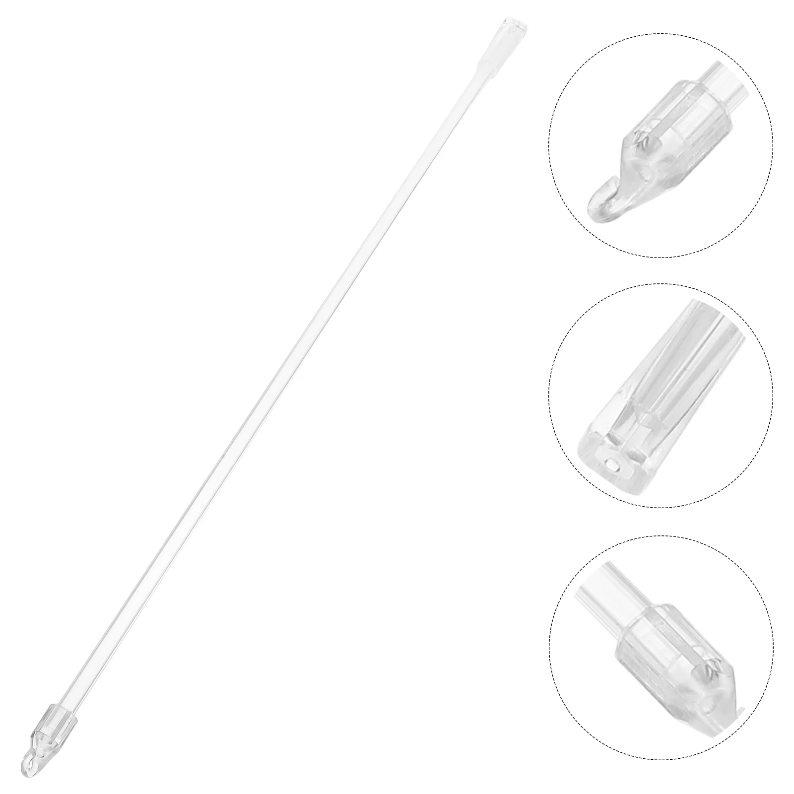 

Premium Replacement Blind Tilt Wand Vertical Stick Clear Rod Sturdy Lightweight Smooth Surface Easy Operation Strong Structure